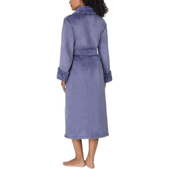 Carole Hochman Women’s Soft Plush Wrap Robe, Size M (New) - Picture 3 of 6